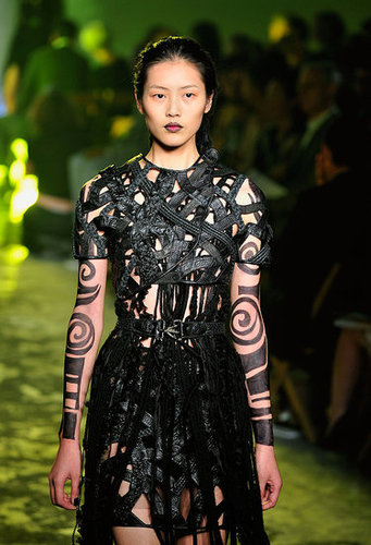 Rodarte, Inspired by Death Valley and Vultures, Go Goth Tribal Warrior for Spring 2010 Rodarte, Inspired by Death Valley and Vultures, Go Goth Tribal Warrior for Spring 2010