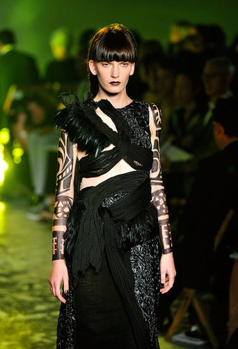 Rodarte, Inspired by Death Valley and Vultures, Go Goth Tribal Warrior for Spring 2010 Rodarte, Inspired by Death Valley and Vultures, Go Goth Tribal Warrior for Spring 2010