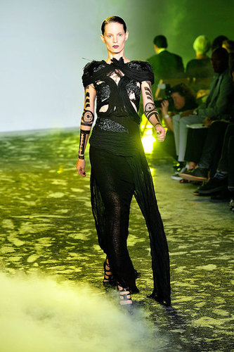 Rodarte, Inspired by Death Valley and Vultures, Go Goth Tribal Warrior for Spring 2010 Rodarte, Inspired by Death Valley and Vultures, Go Goth Tribal Warrior for Spring 2010