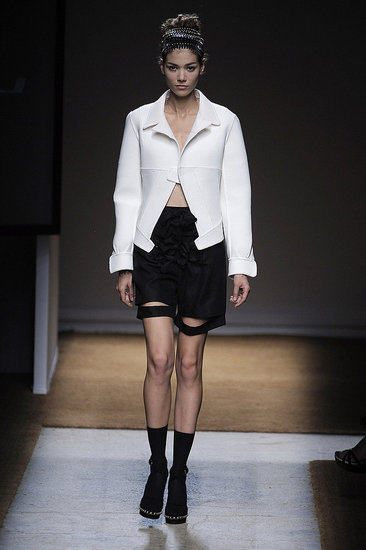 Stefano Pilati Is Seeing Strawberries, Knee Slits for Yves Saint Laurent Spring 2010 Stefano Pilati Is Seeing Strawberries, Knee Slits for Yves Saint Laurent Spring 2010