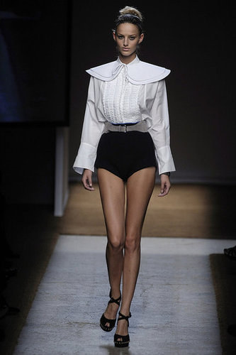 Stefano Pilati Is Seeing Strawberries, Knee Slits for Yves Saint Laurent Spring 2010 Stefano Pilati Is Seeing Strawberries, Knee Slits for Yves Saint Laurent Spring 2010