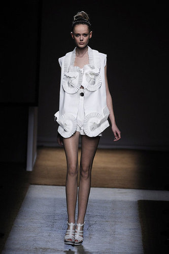Stefano Pilati Is Seeing Strawberries, Knee Slits for Yves Saint Laurent Spring 2010 Stefano Pilati Is Seeing Strawberries, Knee Slits for Yves Saint Laurent Spring 2010
