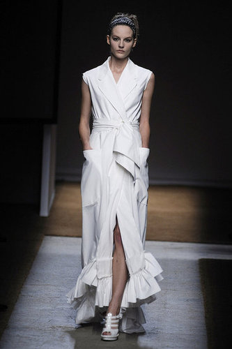 Stefano Pilati Is Seeing Strawberries, Knee Slits for Yves Saint Laurent Spring 2010 Stefano Pilati Is Seeing Strawberries, Knee Slits for Yves Saint Laurent Spring 2010