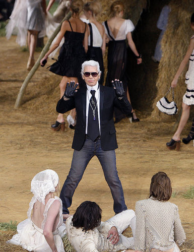 Chanel Goes Farm Girl, Takes a Roll in Hay for Spring 2010 Chanel Goes Farm Girl, Takes a Roll in Hay for Spring 2010
