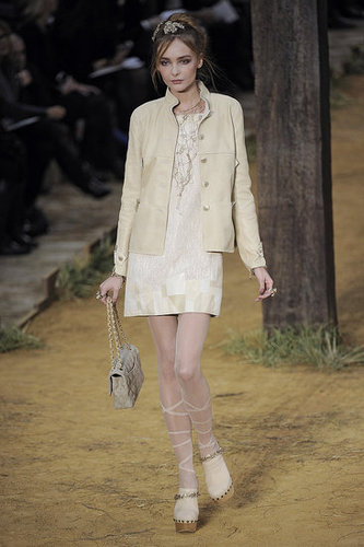 Chanel Goes Farm Girl, Takes a Roll in Hay for Spring 2010 Chanel Goes Farm Girl, Takes a Roll in Hay for Spring 2010