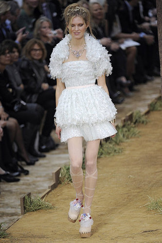 Chanel Goes Farm Girl, Takes a Roll in Hay for Spring 2010 Chanel Goes Farm Girl, Takes a Roll in Hay for Spring 2010