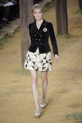 Chanel Goes Farm Girl, Takes a Roll in Hay for Spring 2010 Chanel Goes Farm Girl, Takes a Roll in Hay for Spring 2010