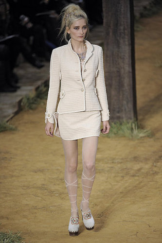 Chanel Goes Farm Girl, Takes a Roll in Hay for Spring 2010 Chanel Goes Farm Girl, Takes a Roll in Hay for Spring 2010