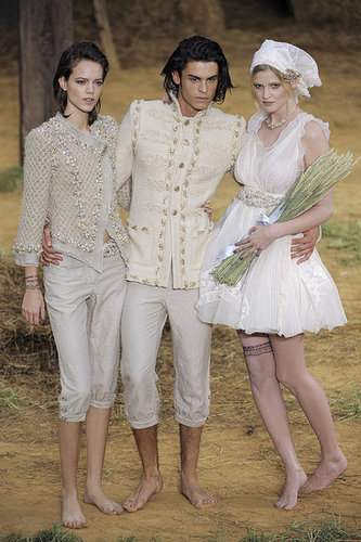 Chanel Goes Farm Girl, Takes a Roll in Hay for Spring 2010 Chanel Goes Farm Girl, Takes a Roll in Hay for Spring 2010