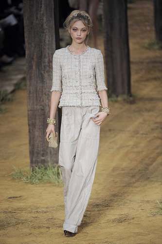 Chanel Goes Farm Girl, Takes a Roll in Hay for Spring 2010 Chanel Goes Farm Girl, Takes a Roll in Hay for Spring 2010