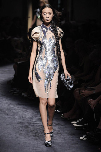 Miuccia Prada Interprets "Innocence" with Cat and Bird Prints for Miu Miu Spring 2010 Miuccia Prada Interprets "Innocence" with Cat and Bird Prints for Miu Miu Spring 2010