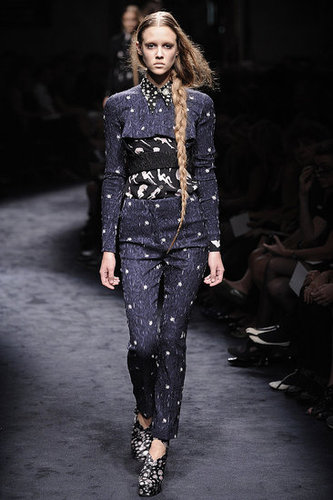 Miuccia Prada Interprets "Innocence" with Cat and Bird Prints for Miu Miu Spring 2010 Miuccia Prada Interprets "Innocence" with Cat and Bird Prints for Miu Miu Spring 2010