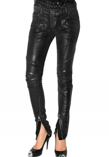 Waxed Biker Jeans $1,985 