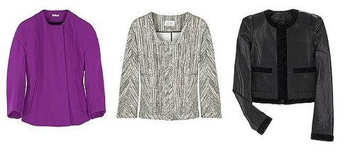 Shopping: Collarless Jackets 