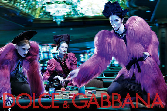 Dolce & Gabbana's Fall 2009 ad campaign. Dolce & Gabbana's Fall 2009 ad campaign.
