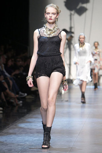 Milan Fashion Week: Dolce & Gabbana Spring 2010 Milan Fashion Week: Dolce & Gabbana Spring 2010