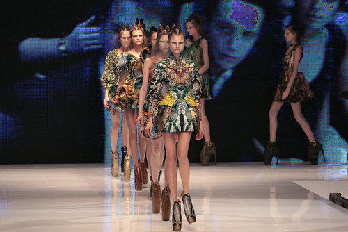 Paris Fashion Week: Alexander McQueen Spring 2010 Paris Fashion Week: Alexander McQueen Spring 2010