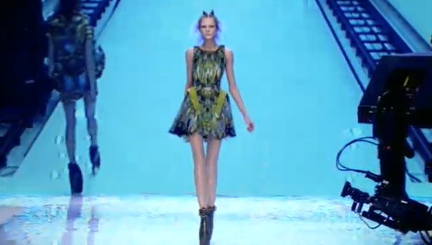 First Look: Alexander McQueen Spring 2010 First Look: Alexander McQueen Spring 2010