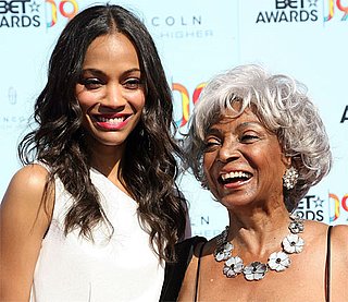 Nichelle Nichols and Zoe Saldana at 2009 BET Awards