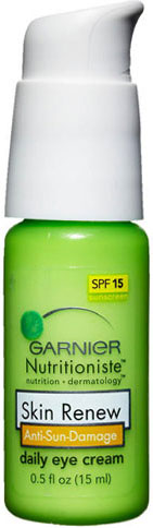 Reader Review of the Day: Garnier Nutritioniste Skin Renew Anti-Sun Damage Daily Eye Cream