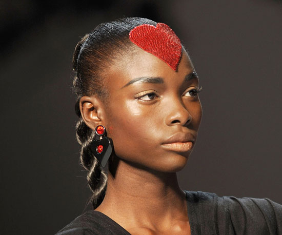 Pictures of the Craziest Hair and Makeup at Spring 2010 Fashion Week
