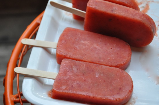 Peach Mint Popsicles