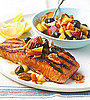 Grilled Salmon With Fruit Salad Recipe