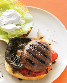 Mushroom Veggie Burger Recipe