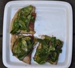 Fig, Prosciutto, Gorgonzola Pizza With Balasmic Arugula