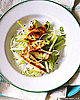Fast & Easy Recipe For Grilled Squid With Ginger, Celery, and Apple Slaw