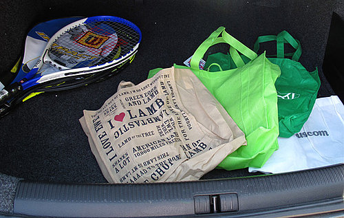 Simple Tip: Keep Reusable Totes in Your Trunk