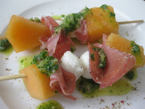Melon Prosciutto Skewer Recipe
