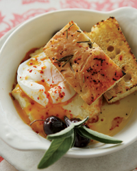 Poached Eggs With Feta Recipe