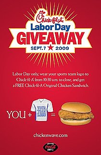 Free Food Alert: Chick-Fil-A Giving Away Free Chicken Sandwiches