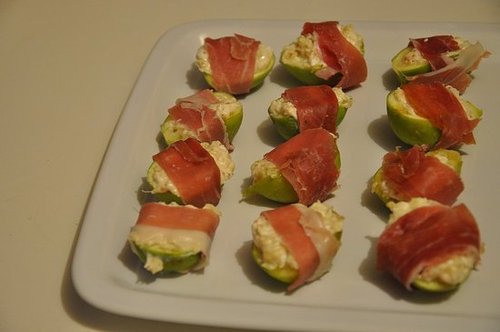 Goat Cheese Stuffed Figs Wrapped Prosciutto Goat Cheese Stuffed Figs Wrapped Prosciutto
