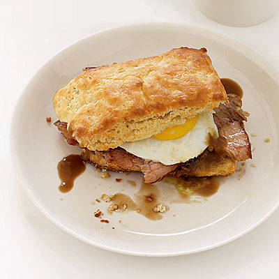 Ham Biscuits With Redeye Cream Gravy Ham Biscuits With Redeye Cream Gravy