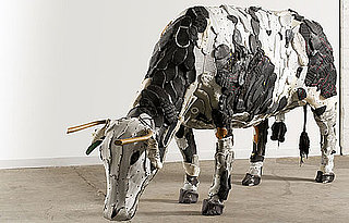 Artist Makes Farm Animal Art From Ordinary Objects