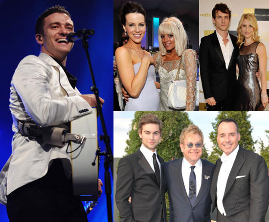 Photos from Elton John's Party 