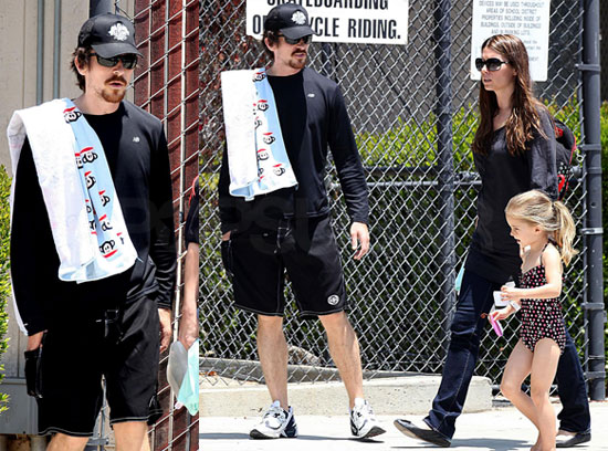 Christian Bale and Emmeline Christian Bale and Emmeline