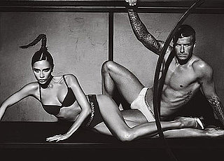 David Beckham and Victoria Beckham For New Armani Underwear Ads
