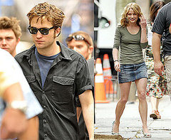Photos of Robert and Emilie on Set Photos of Robert and Emilie on Set