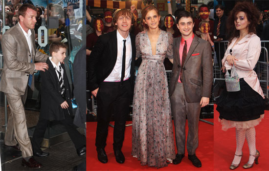 Photos of Daniel Radcliffe Rupert Grint Emma Watson Guy and Rocco Ritchie