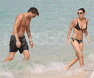 Photo Slide of Demi Moore in a Bikini and Ashton Kutcher Shirtless in the Caribbean