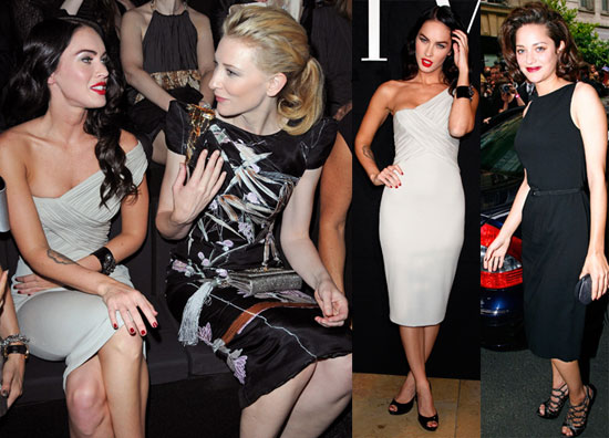 Photos of Elsa Pataky, Megan Fox, Cate Blanchett and Marion Cotillard at the 2009 Fall Paris Haute Couture Shows Photos of Elsa Pataky, Megan Fox, Cate Blanchett and Marion Cotillard at the 2009 Fall Paris Haute Couture Shows