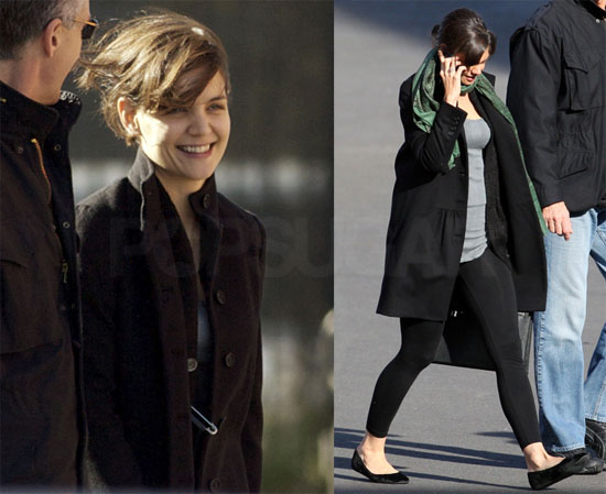Katie Holmes on the Phone in Australia 