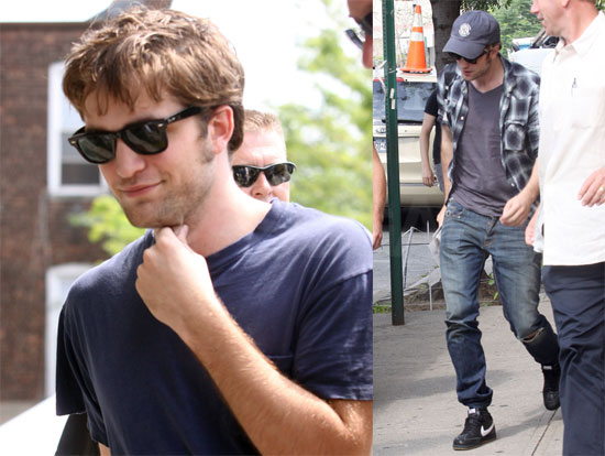 Photos of Robert Pattinson Filming Remember Me Photos of Robert Pattinson Filming Remember Me