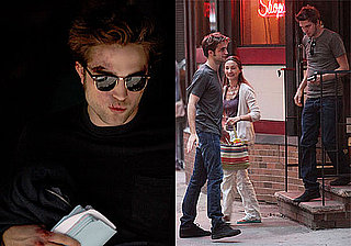 Photos of Robert Pattinson Filming Remember Me in NYC With His Stunt Double