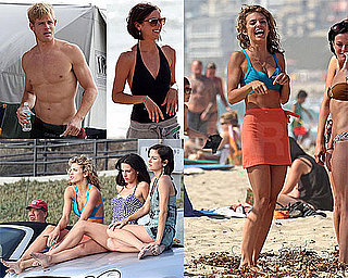 Bikini Photos of AnnaLynne McCord, Jessica Stroup, Jessica Lowndes, Shirtless Trevor Donovan Filming 90210
