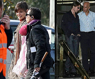 Photos of Katie Holmes on Set in Melbourne and Tom Cruise in LA