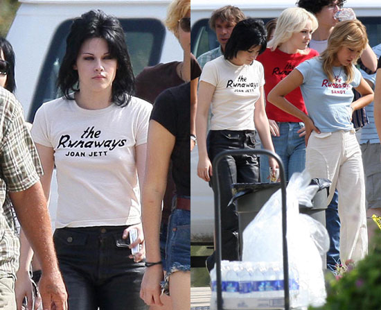 Photos of Kristen and Dakota on Set Over the Weekend